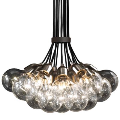 B.lux Ilde Max Multi Light Chandelier - Color: Bronze - Size: 19 light - 70