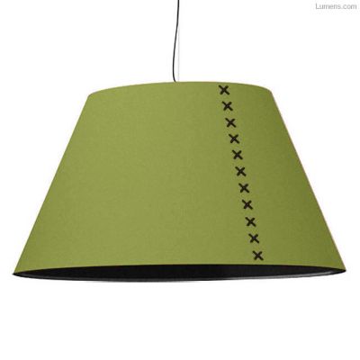 BuzziSpace BuzziShade Medium Pendant Light - Color: Green - Size: 1 light -