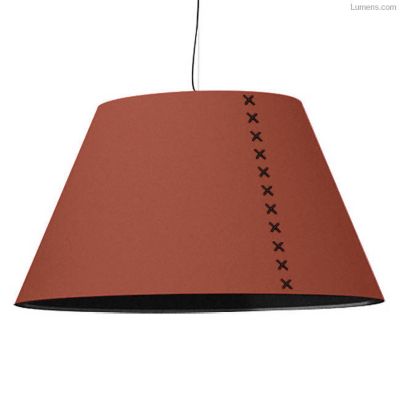 BuzziSpace BuzziShade Medium Pendant Light - Color: Orange - Size: 1 light 