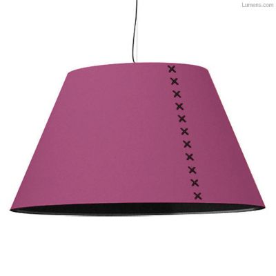 BuzziSpace BuzziShade Medium Pendant Light - Color: Pink - Size: 1 light - 