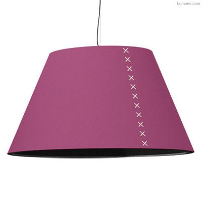 BuzziSpace BuzziShade Medium Pendant Light - Color: Pink - Size: 1 light - 