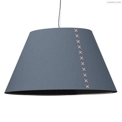 BuzziSpace BuzziShade Medium Pendant Light - Color: Grey - Size: 1 light - 