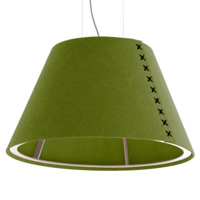 BuzziSpace BuzziShade Large Pendant Light - Color: Green - SHADE-L-64-BLKLA