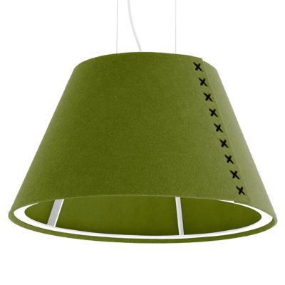 BuzziSpace BuzziShade Large Pendant Light - Color: Green - SHADE-L-64-BLKLA