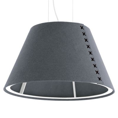 BuzziSpace BuzziShade Large Pendant Light - Color: Grey - SHADE-L-67-BLKLAC