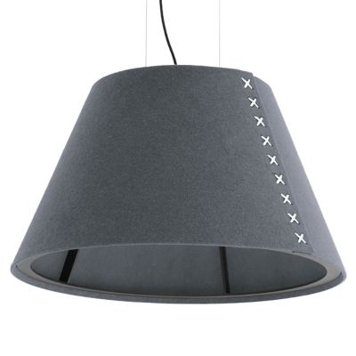 BuzziSpace BuzziShade Large Pendant Light - Color: Grey - SHADE-L-67-WHTLAC