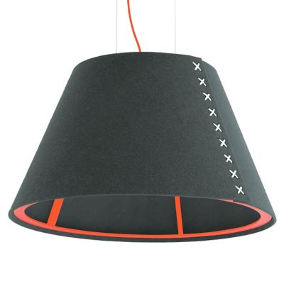 BuzziSpace BuzziShade Large Pendant Light - Color: Grey - SHADE-L-68-WHTLAC