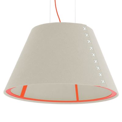 BuzziSpace BuzziShade Large Pendant Light - Color: Cream - SHADE-L-63-WHTLA