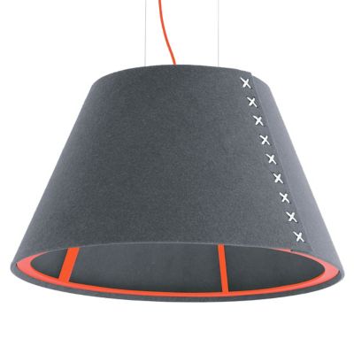 BuzziSpace BuzziShade Large Pendant Light - Color: Grey - SHADE-L-67-WHTLAC