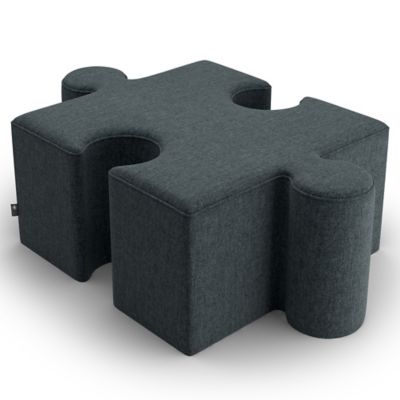 BUZ2342197 BuzziSpace BuzziPuzzle Pouf - Color: Grey - Size:  sku BUZ2342197