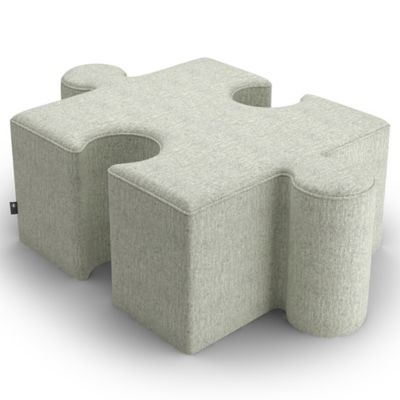 BUZ2342201 BuzziSpace BuzziPuzzle Pouf - Color: Grey - Size:  sku BUZ2342201