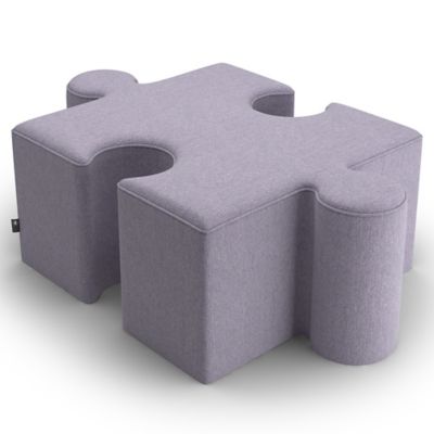 BuzziSpace BuzziPuzzle Pouf - Color: Purple - Size: Low - P0031-E008109