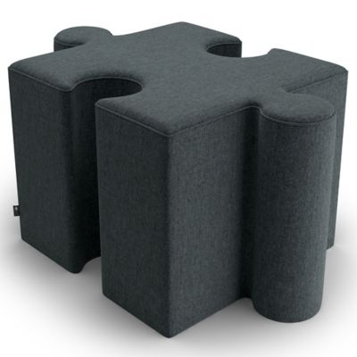 BuzziSpace BuzziPuzzle Pouf - Color: Grey - Size: High - P0031-E008113