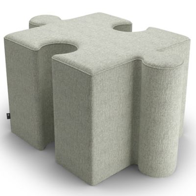 BuzziSpace BuzziPuzzle Pouf - Color: Grey - Size: High - P0031-E008115