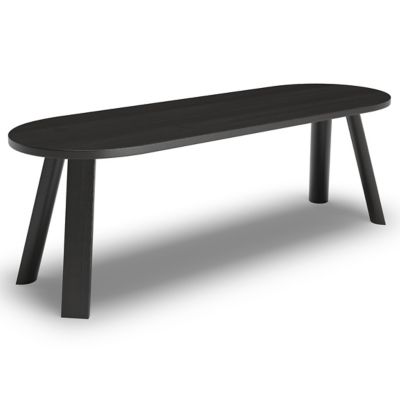 BuzziSpace BuzziMilk Oval Side Table - Color: Black - P0063-E004908