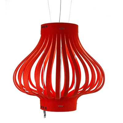 BuzziSpace BuzziLight Mono Pendant Light - Color: Red - Size: 78 - BUZZI