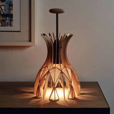 Bover Domita Table lamp - Color: Wood tones - Size: 1 light - 25802316114U