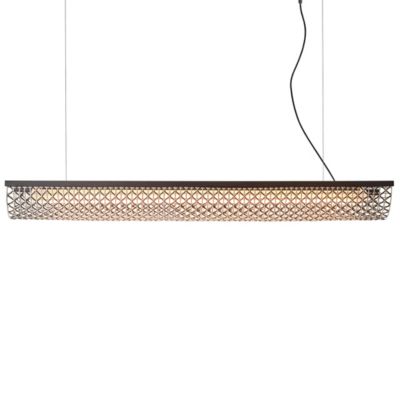 Bover Nans Balis Outdoor LED Linear Chandelier Light in Brown