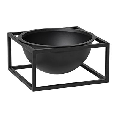 Audo Copenhagen Kubus Centerpiece - Color: Black - Size: Small - BL23001