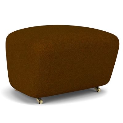 Audo Copenhagen The Tired Man Sheepskin Ottoman - Color: Gold - 1500103-004