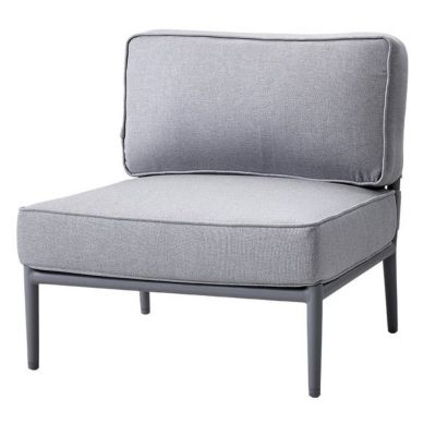 Cane-line Conic Single Seat - Color: Grey - 8438AITL