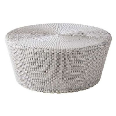 CAL848554 Cane-line Kingston Large Footstool - Color: White  sku CAL848554