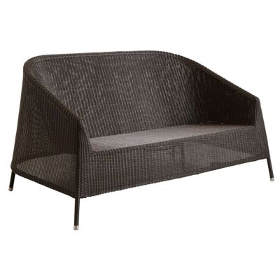 Cane-line Kingston 2 Seater Lounge Sofa - Color: Brown - 5550LB