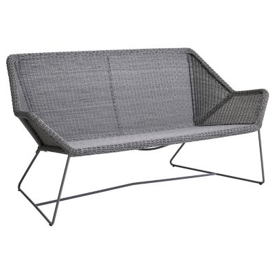 Cane-line Breeze 2 Seater Outdoor Sofa - Color: Grey - 5567LI