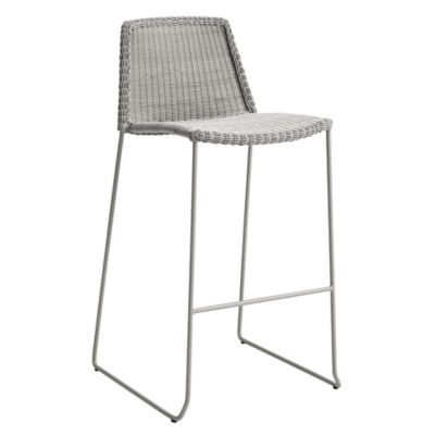 CAL2511637 Cane-line Breeze Outdoor Bar Stool - Color: Grey - sku CAL2511637