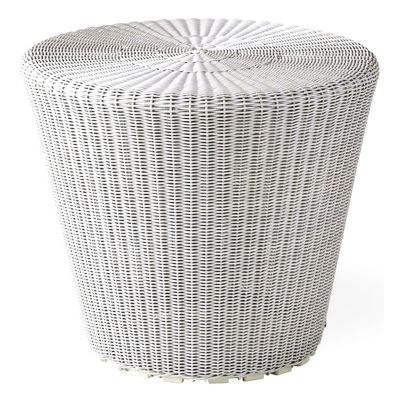 CAL848555 Cane-line Kingston Small Footstool - Color: White  sku CAL848555