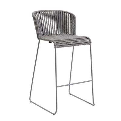 CAL2114177 Cane-line Moments Outdoor Bar Stool - Color: Grey  sku CAL2114177