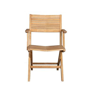 Cane-line Flip Folding Outdoor Arm Chair - Color: Brown - 54041T