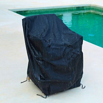 Cane-line Cover 8 Dining Chair Cover - Color: Black - 5609S