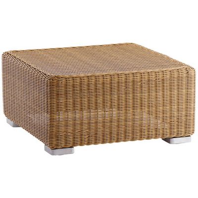 CAL2246787 Cane-line Chester Outdoor Footstool/Coffee Table - sku CAL2246787