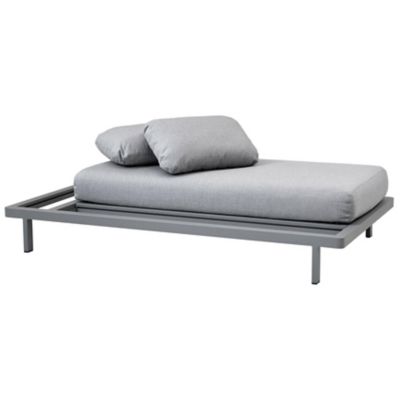 Cane-line Space Outdoor 2-Seater Modular Sofa - Color: Grey - 6540AITL