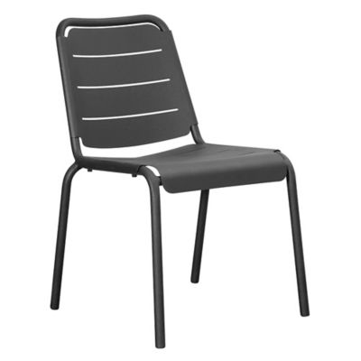 Cane-line Copenhagen Outdoor Stackable Side Chair - Color: Grey - 11442AL