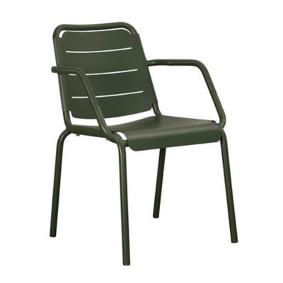 Cane-line Copenhagen Outdoor Stackable Armchair - Color: Green - 11443ADG