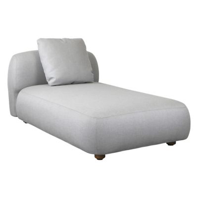 Cane-line Capture Outdoor Chaise Lounge Sofa Module in Grey