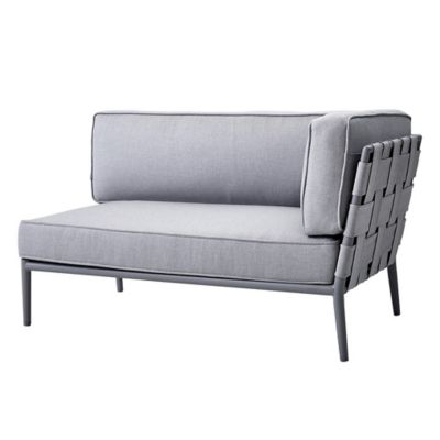 CAL1849672 Cane-line Conic 2 Seater Sofa - Color: Grey - 8533 sku CAL1849672