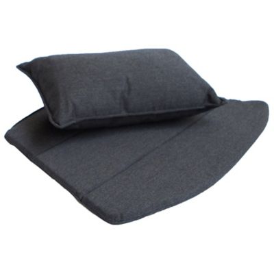 Cane-line Breeze Outdoor Lounge Chair Cushion Set - Color: Black - 5468YSN9