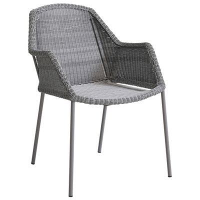 Cane-line Breeze Outdoor Stackable Armchair - Color: Grey - 5464LI