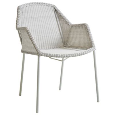 Cane-line Breeze Outdoor Stackable Armchair - Color: Grey - 5464LW