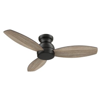 Carro USA Stanley Flushmount Ceiling Fan with Remote - Color: Black - VC483