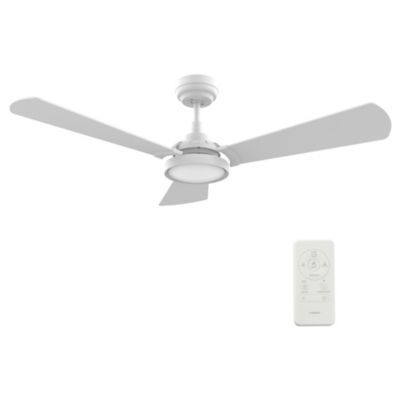 Carro USA Brisa LED Smart Ceiling Fan - Color: White - VS563B3-L22-W1-1