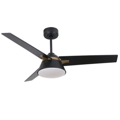 Carro USA Kenora LED Ceiling Fan - Color: Black - DC483A-L12-B2-1G