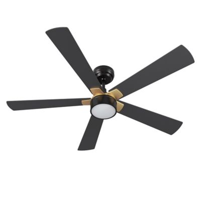 Carro USA Stockton LED Smart Ceiling Fan - Color: Black - VS525B5-L11-B2-1G