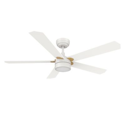 Carro USA Tarrasa LED Smart Ceiling Fan - Color: White - VS525E2-L11-W1-1G