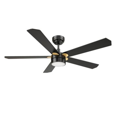 Carro USA Tarrasa LED Smart Ceiling Fan - Color: Black - VS525E2-L11-B2-1G