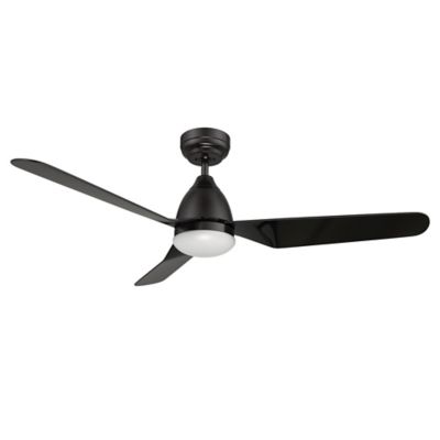 Carro USA Toulon LED Smart Ceiling Fan - Color: Black - VS523N1-L12-B2-1