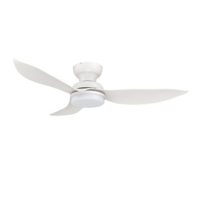 Carro USA Upton LED Smart Ceiling Fan - Color: White - VS453V1-L12-W1-1-FM